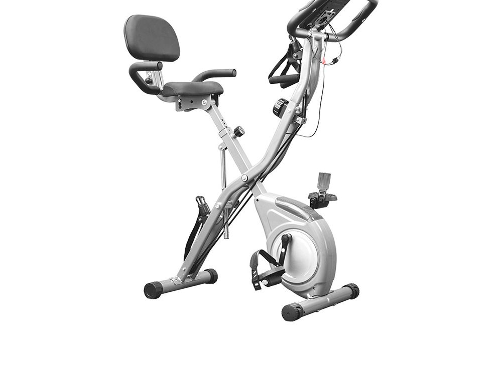 Bicicletta rotante pieghevole per casa