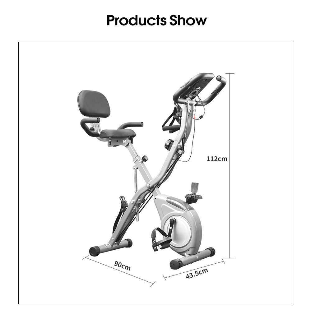 Bicicletta rotante pieghevole per casa