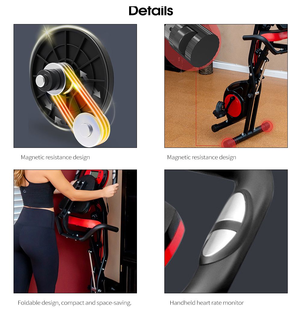 Bici di allenamento pieghevole per risparmio spaziale