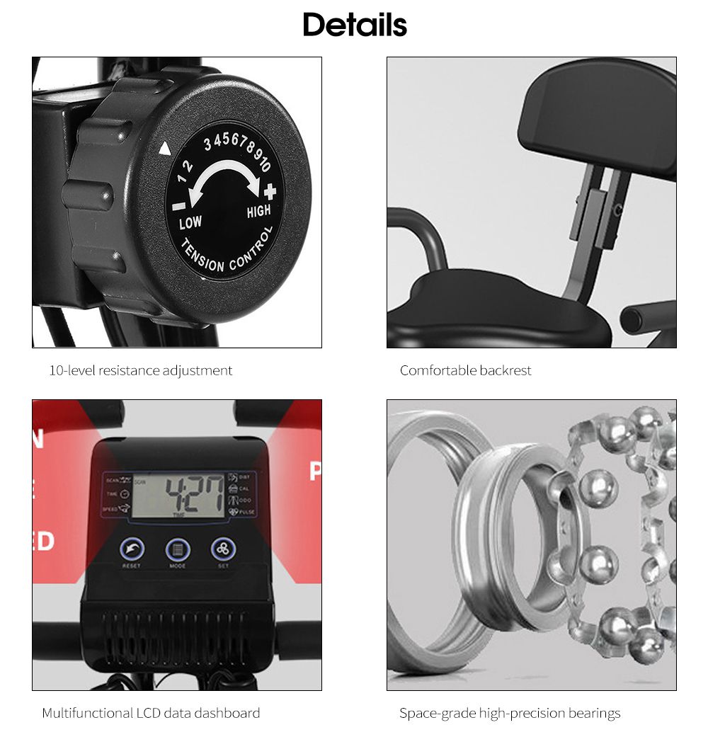 Bici di allenamento pieghevole per cardio