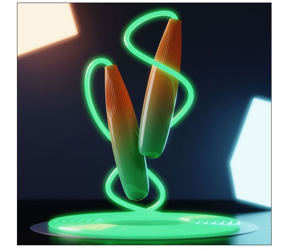 Corda di salto illuminata Corda di salto illuminata