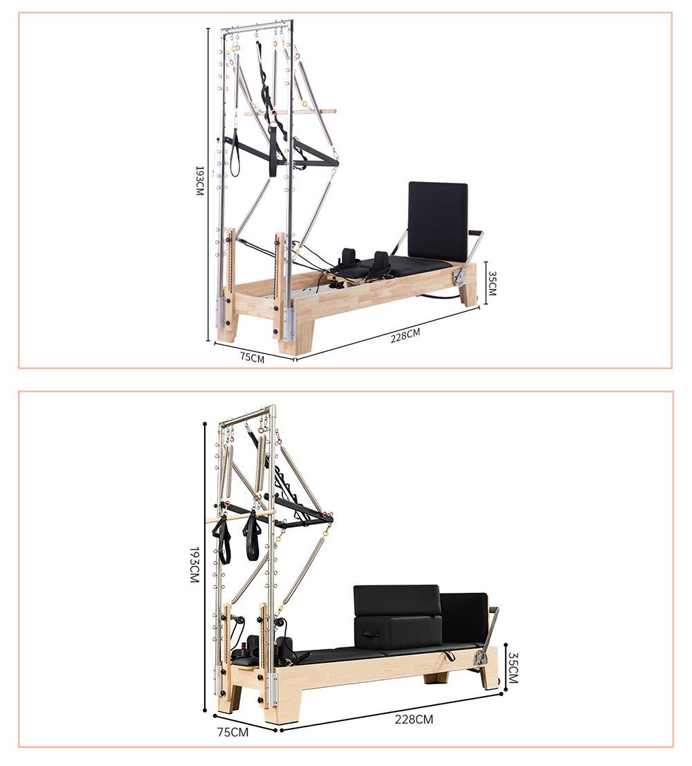 Studio Pilates Maple Reformer con Torre