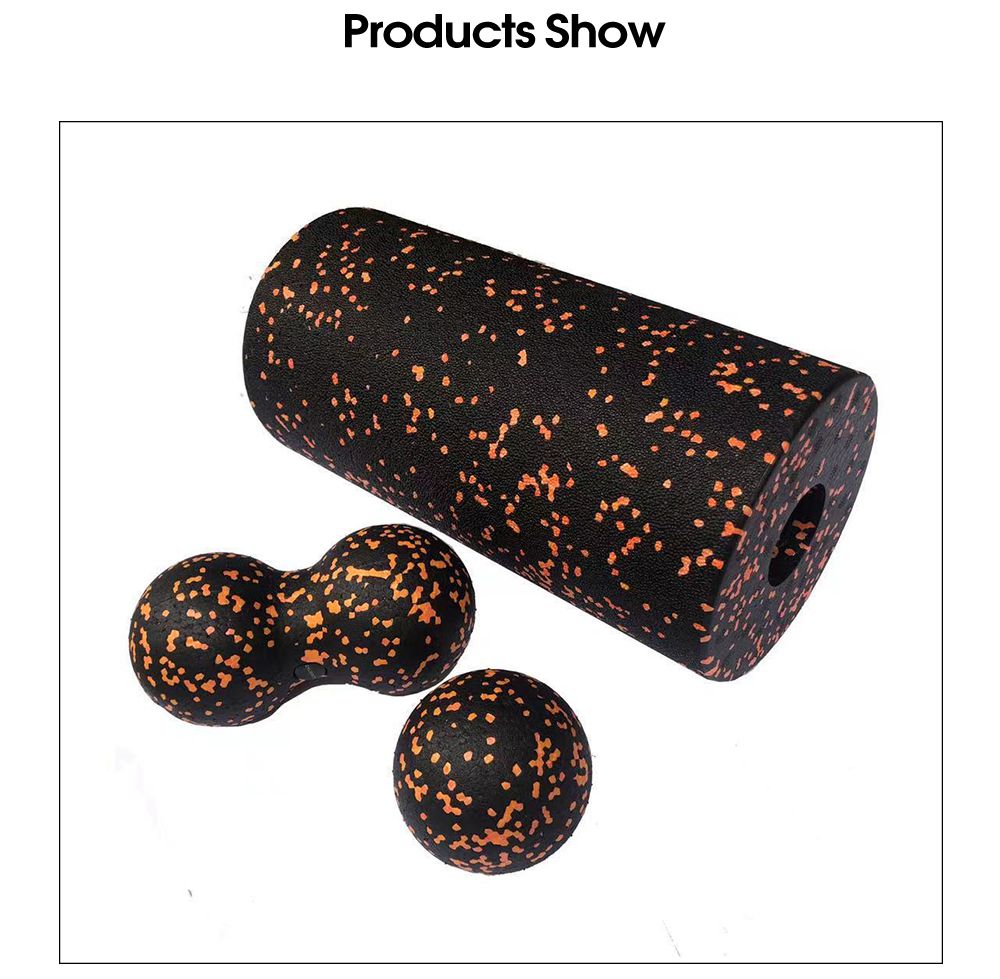 3pcs Yoga Roller Massage Ball Set