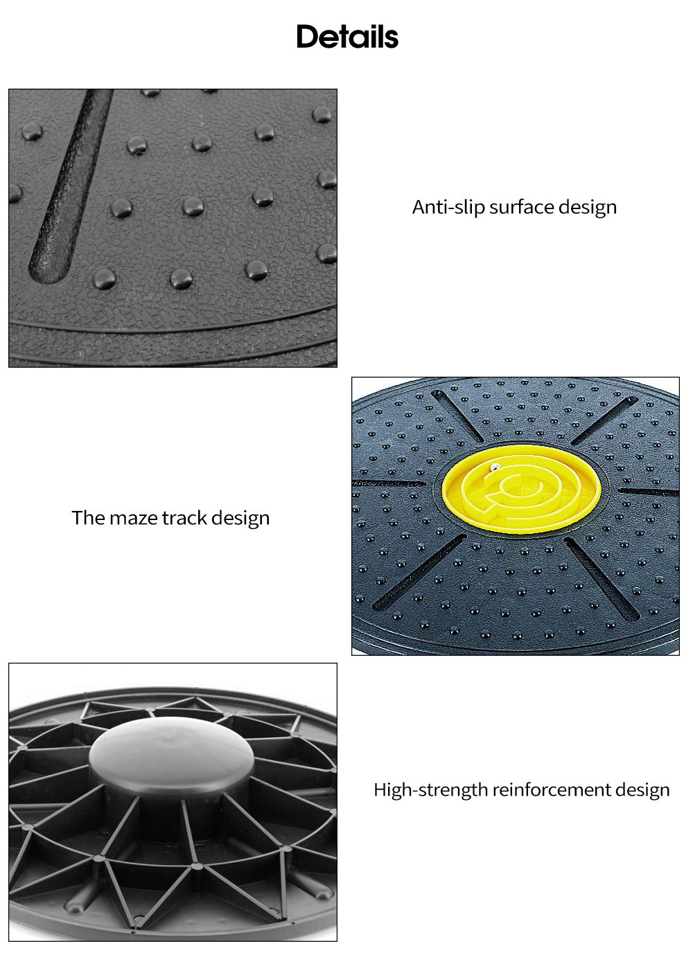 Tavola del bilanciamento del disco con torsione in vita fitness