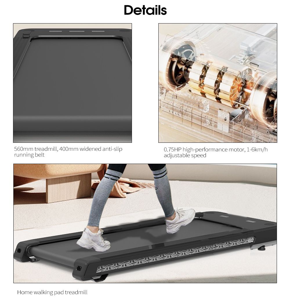 Tapis roulant pieghevole per camminare e fare jogging