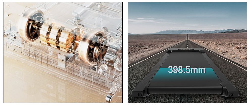 Tapis roulant di 2 in 1 pieghevole