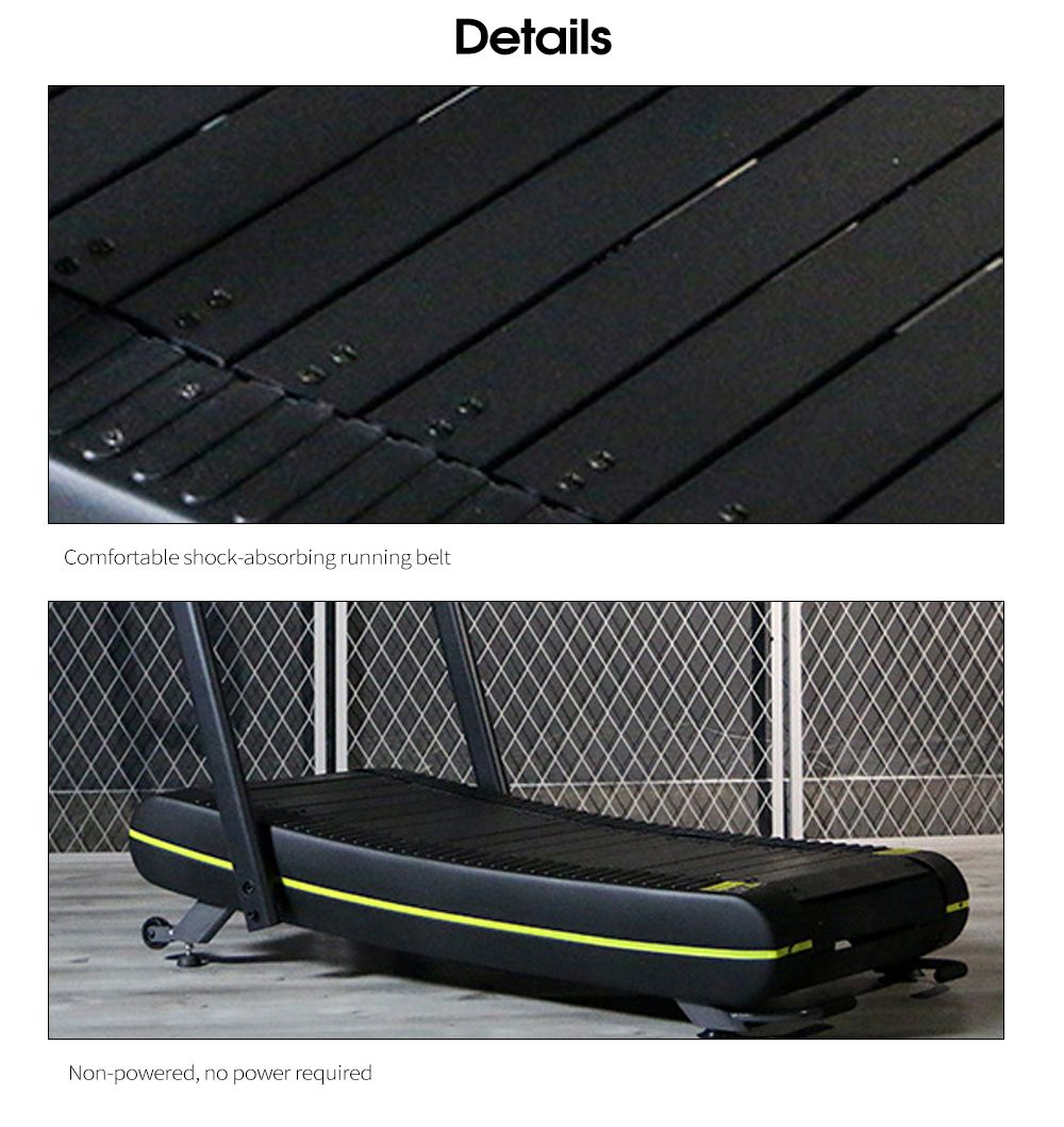 Tapis roulant curvo commerciale