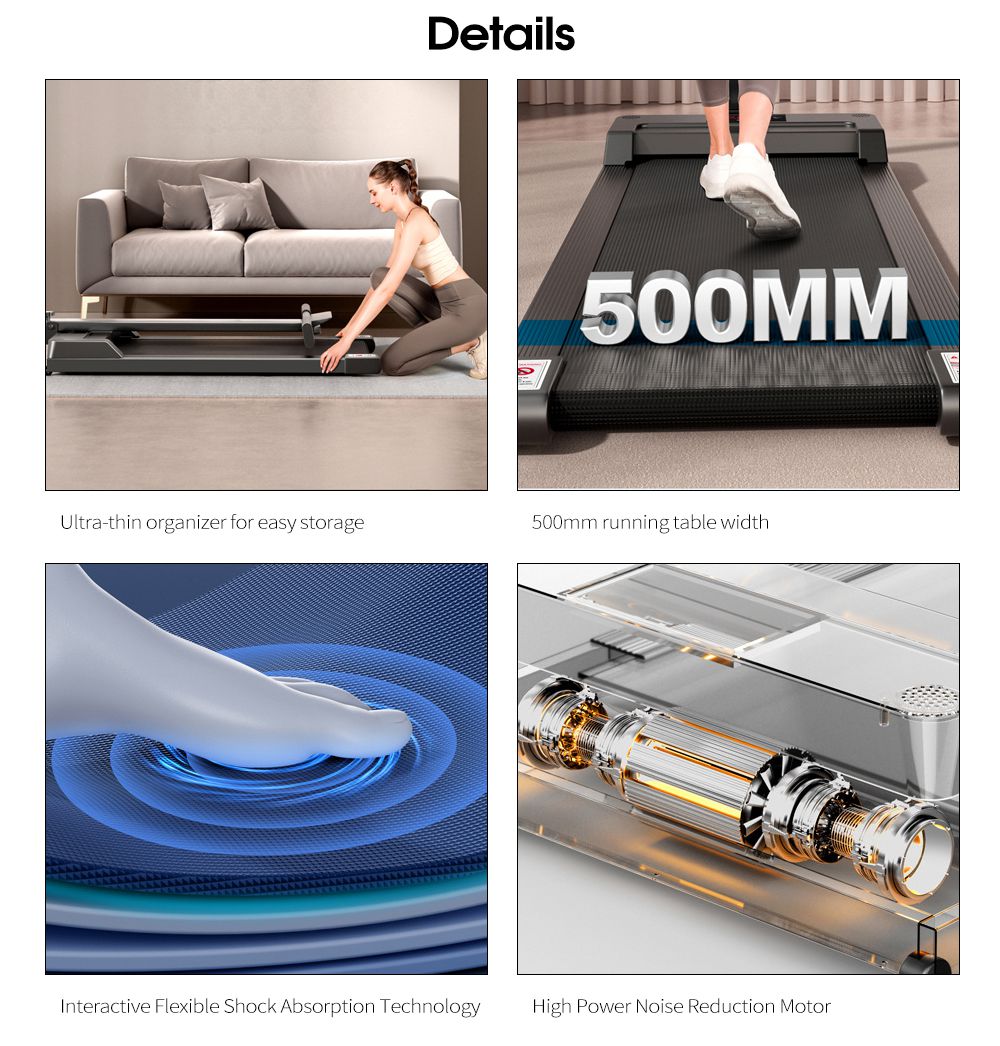 Tapis roulant di fitnesst di fitness ultra-silenzioso.