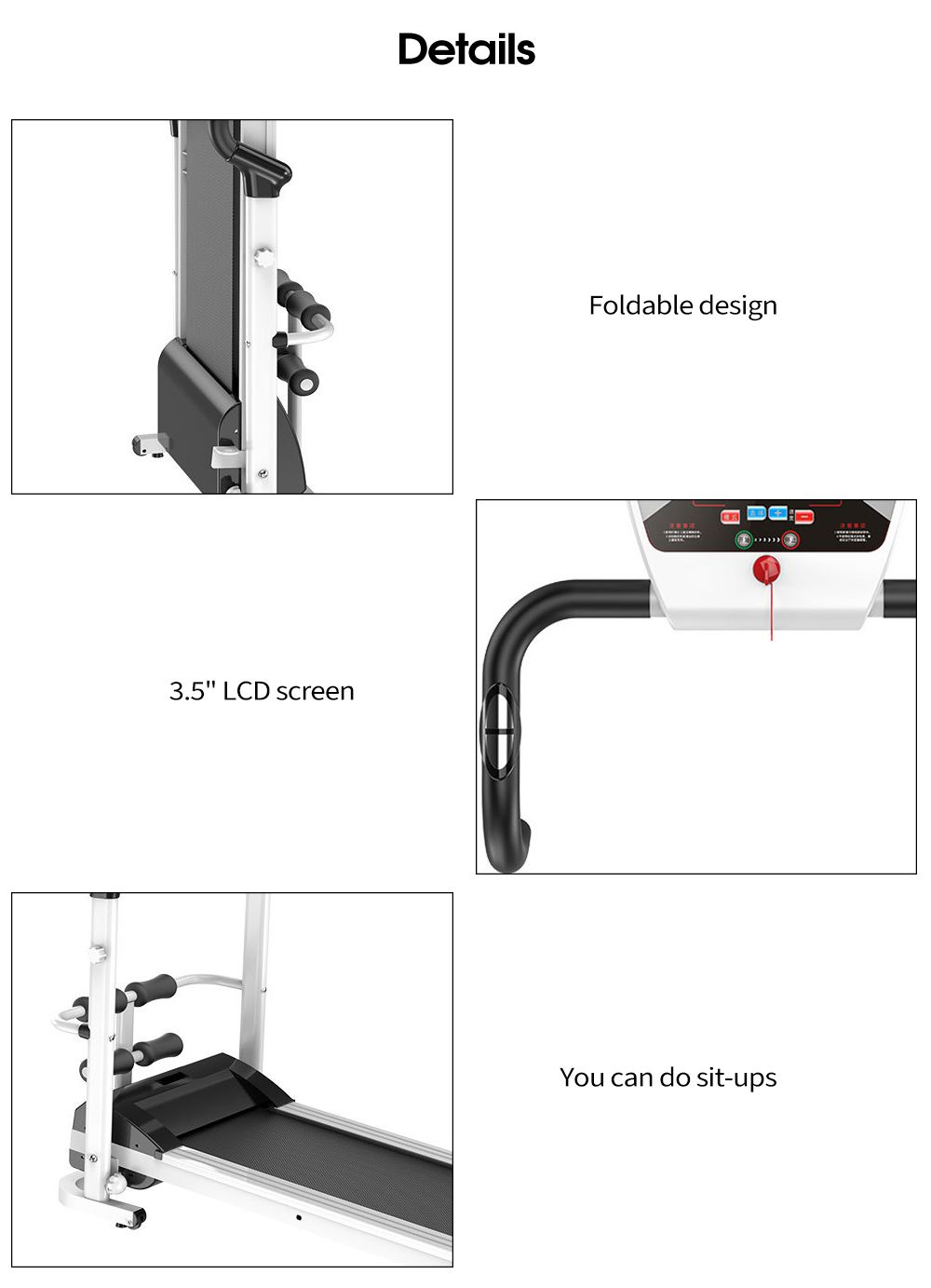 Attrezzatura da palestra fitness sport pieghevole tapis roulant elettrico casa fitness
