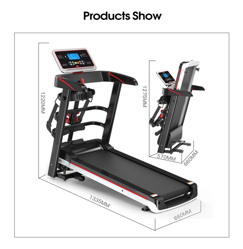 Fitness Piccolo pieghevole Faredmill House Homehold Minifunzionale Mini Elettrico Sport Attrezzature a piedi