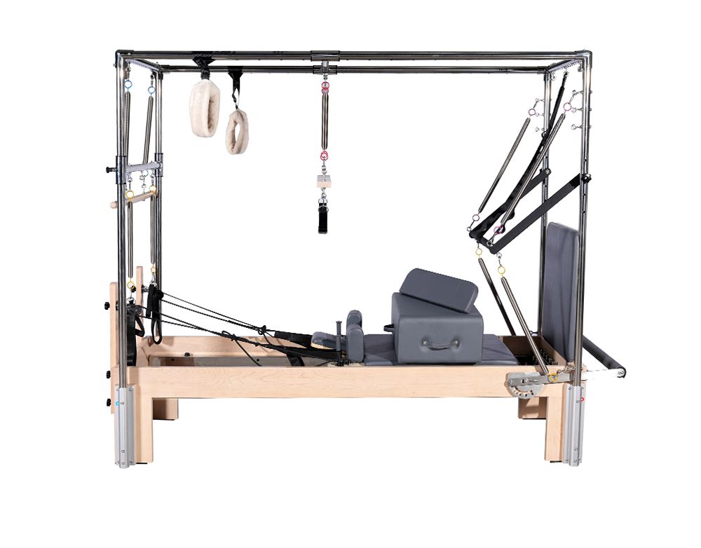 3 su 1 Maple Reformer Yoga Pilates Reformer Full Trapeze