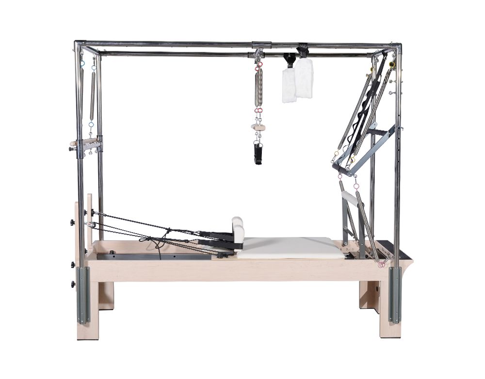 Pilates Studio Maple Wood Pilates Cadillac Reformer con trapezio completo
