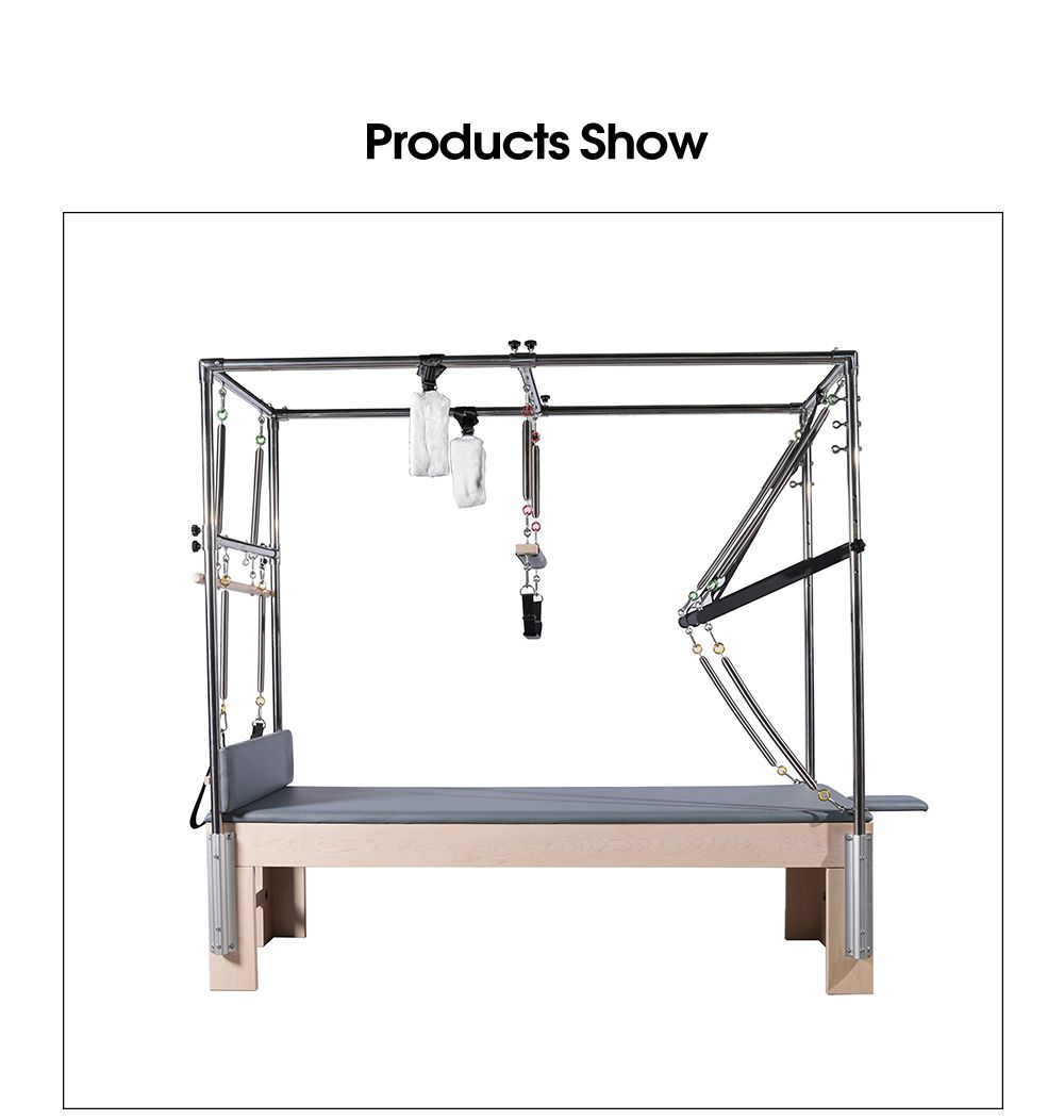 Nuovo design Maple Wood Cadillac Reformer Full Trapeze in vendita