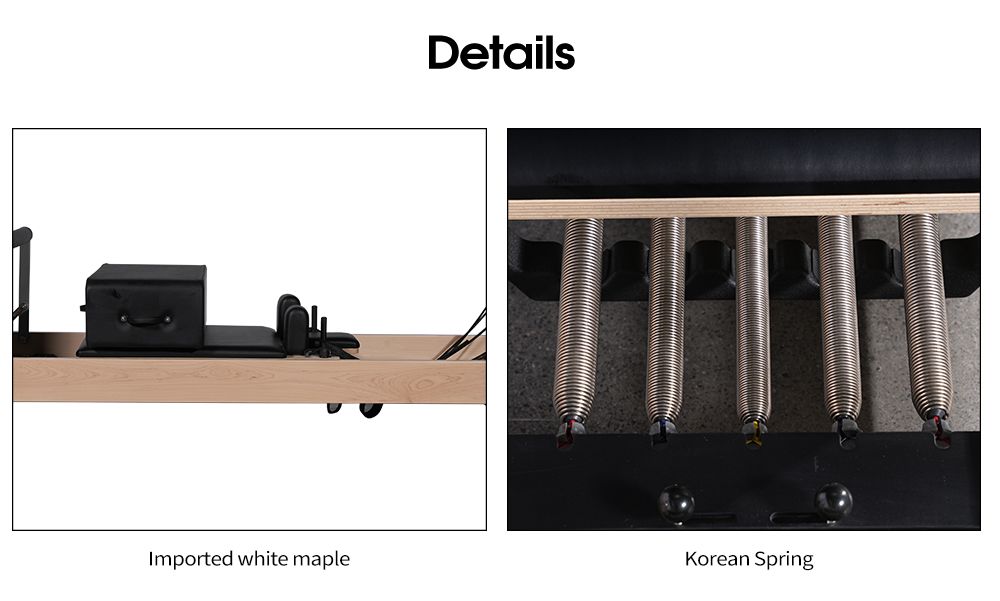 ALTERIORE ALL'ALCEMENTO CORE LETTO CORE ACCOLA IN PILATES MACCHINA REFORMER con poggiapiedi interni ALTERIORE ALL'ALCEMENTO CORE LETTO CORE ACCOLA IN PILATES MACCHINA REFORMER con poggiapiedi interni
