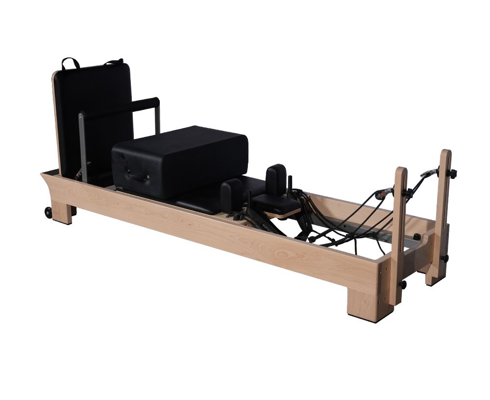 ALTERIORE ALL'ALCEMENTO CORE LETTO CORE ACCOLA IN PILATES MACCHINA REFORMER con poggiapiedi interni ALTERIORE ALL'ALCEMENTO CORE LETTO CORE ACCOLA IN PILATES MACCHINA REFORMER con poggiapiedi interni