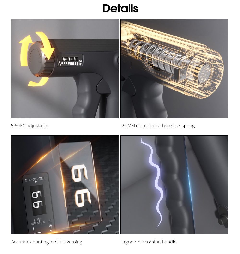 GRAPILE Digital Grip Exerciser