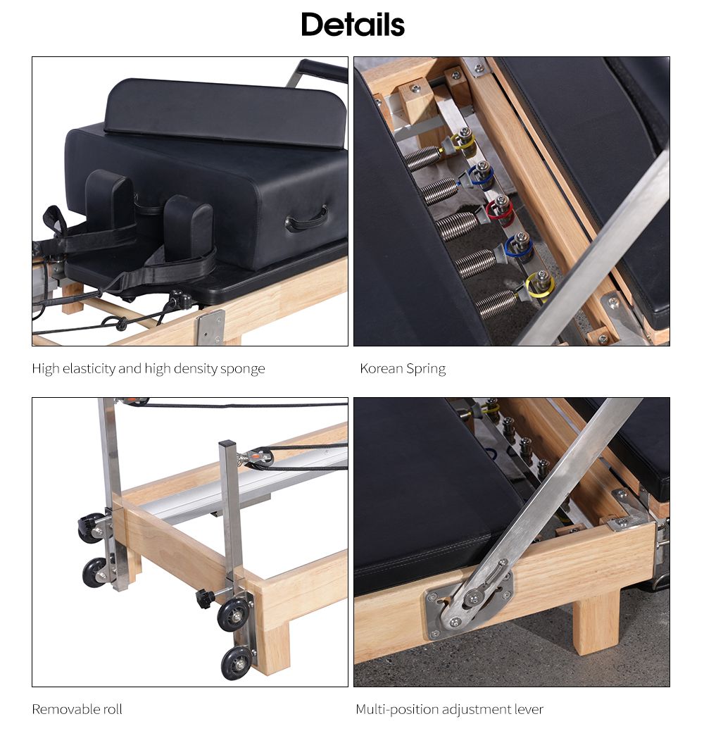 A casa in legno pieghevole Pilates riformatore