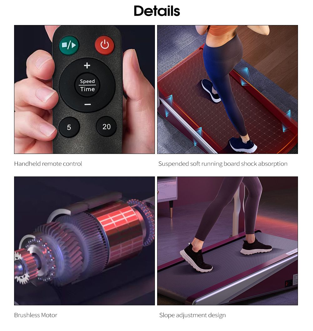 Mini pad a piedi con pendenza regolabile