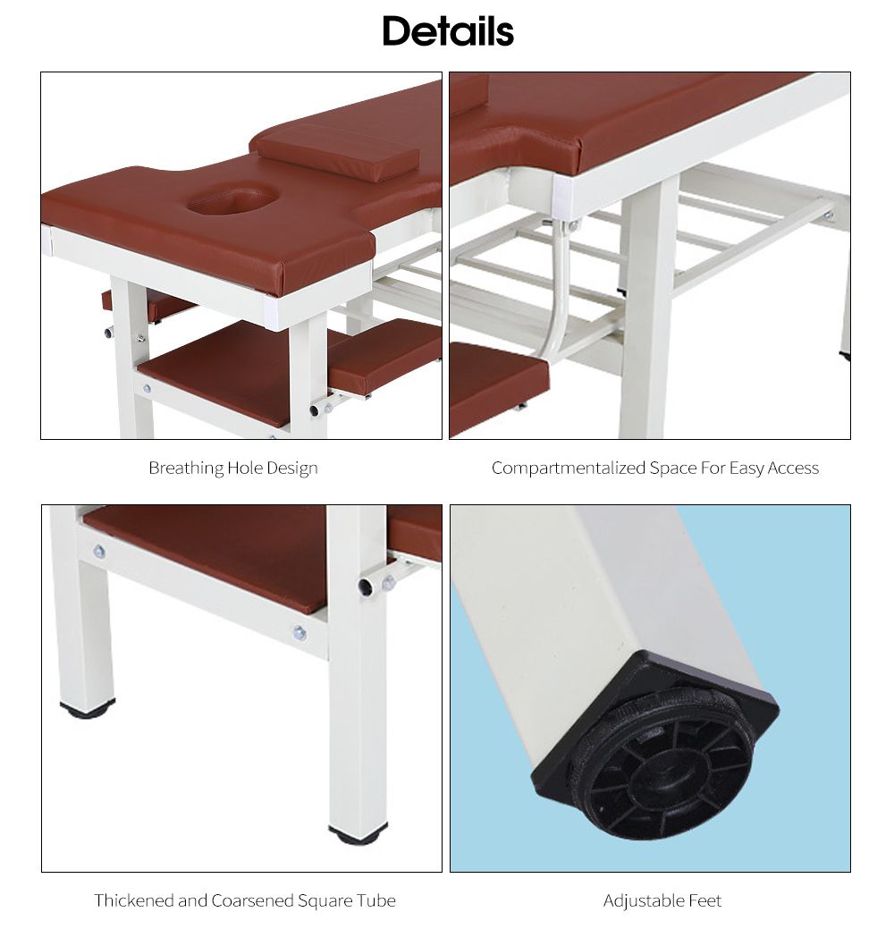 Tavolo da massaggio stabile e resistente a sei gambe Tavolo da massaggio stabile e resistente a sei gambe