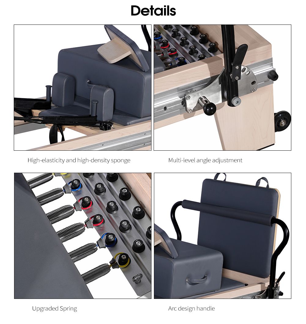 Pista full pista legno pilates riformatore letto