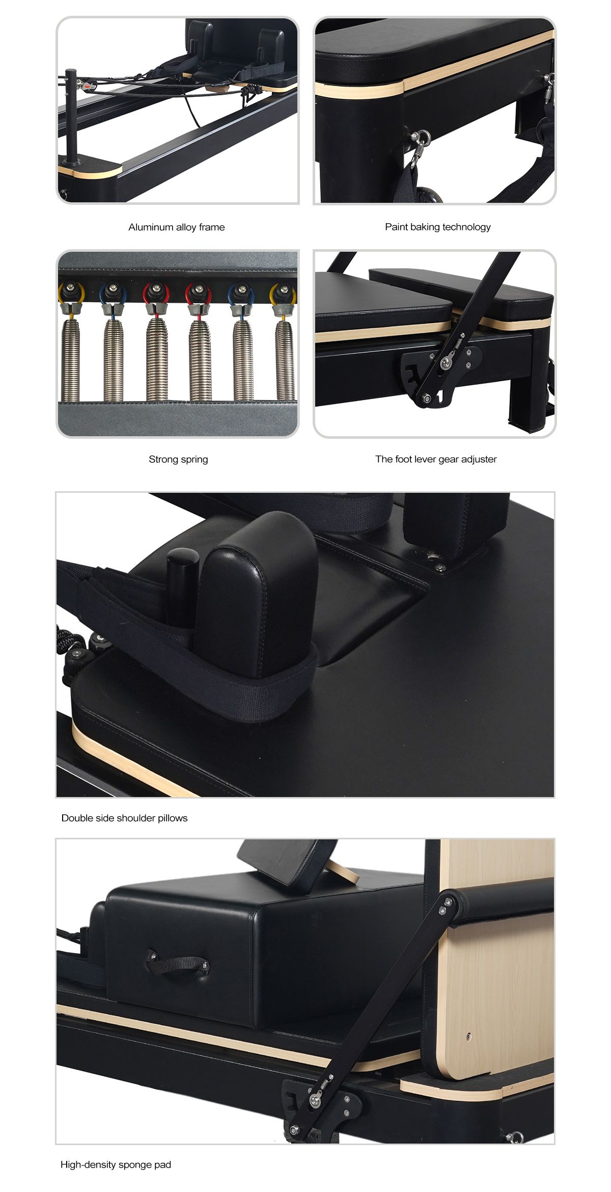 Alluminio Pilates Reformer Machine 4.0 in vendita