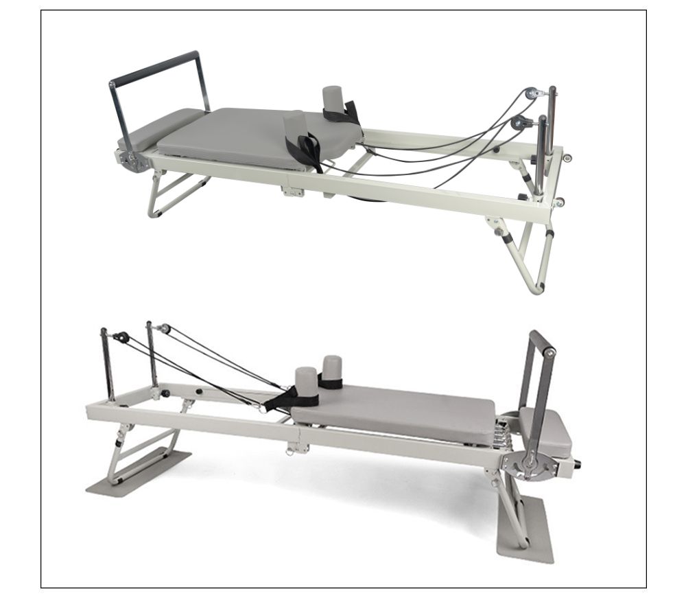 Macchina Pilates Riformatore pieghevole in acciaio per uso domestico