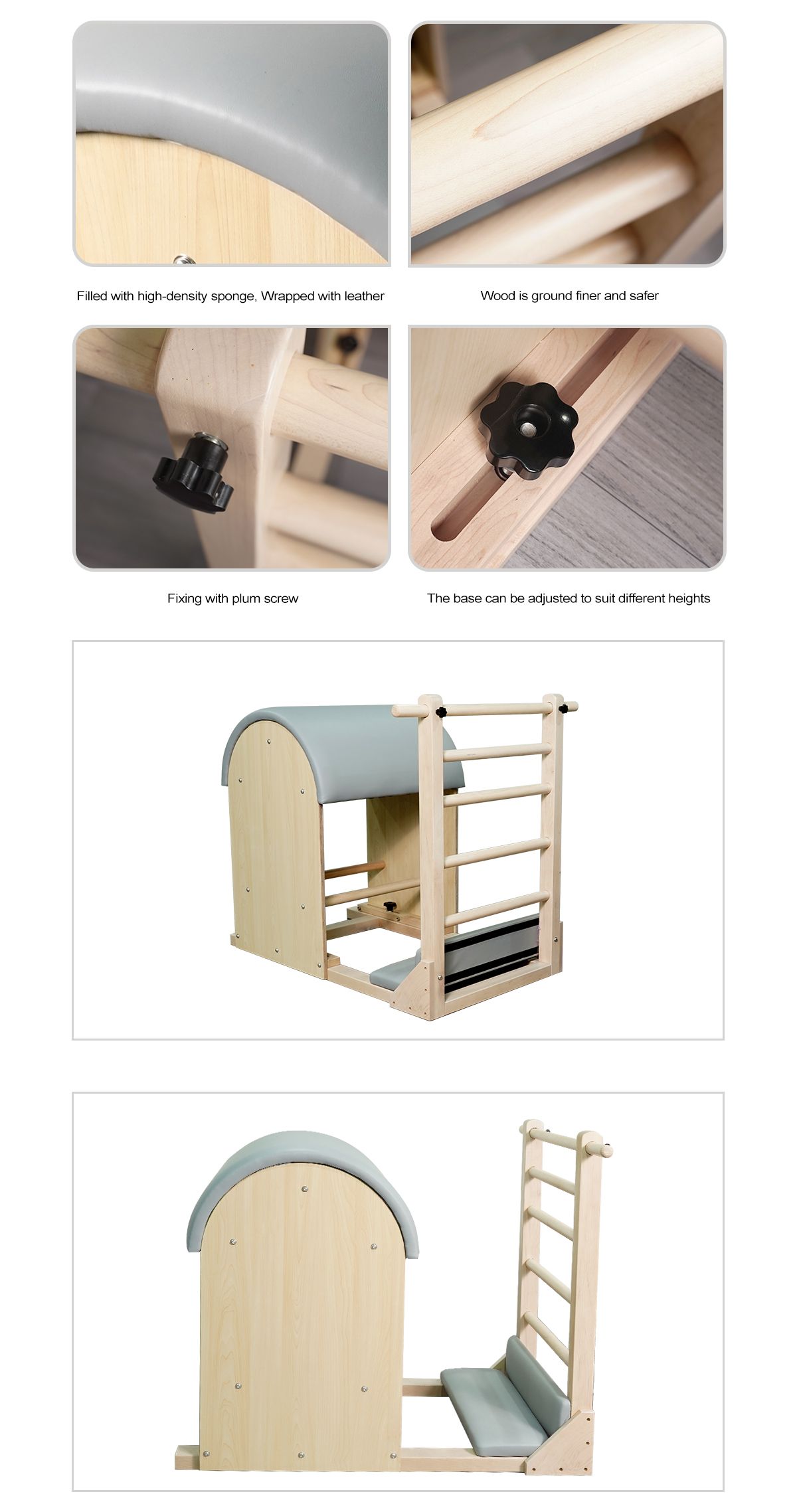 Canno di pilates in legno personalizzato