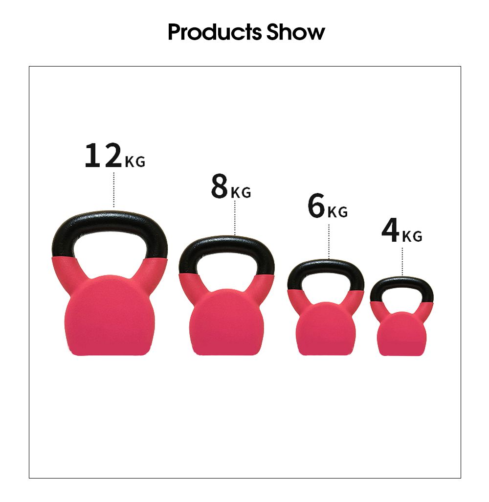 Kettlebell con rivestimento a singolo vinile contornato
