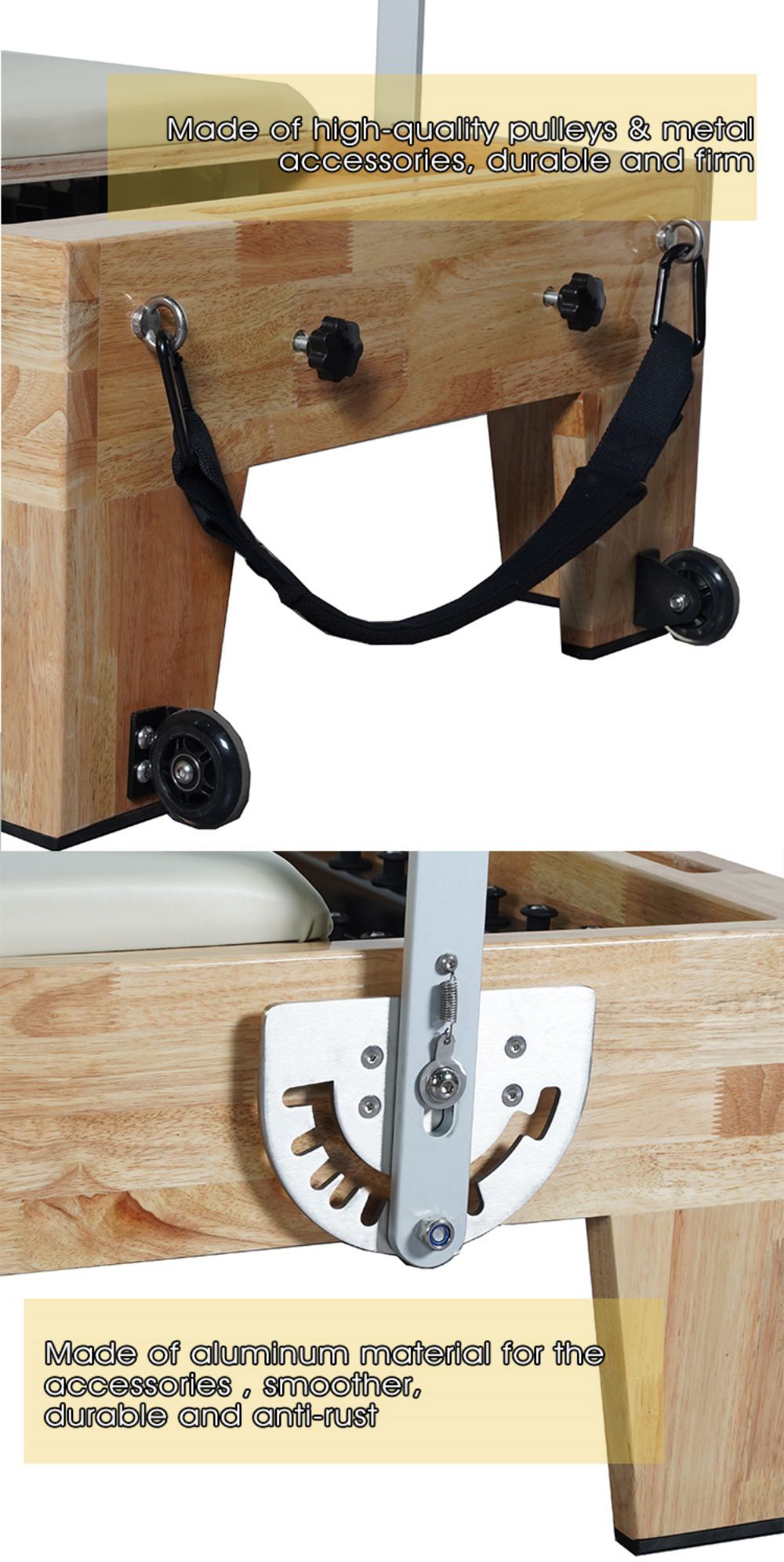 Riformatore di pilates in legno in vendita