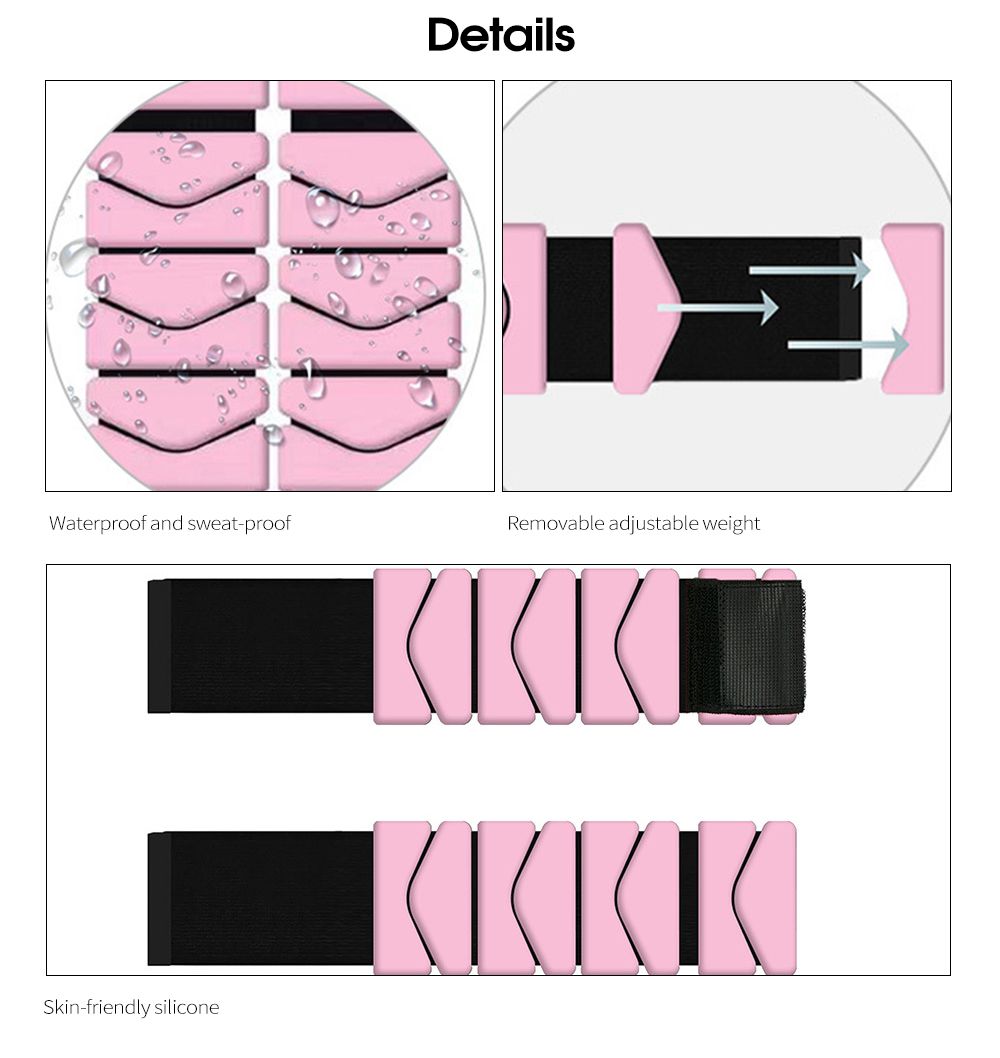 Pesi di polso e caviglia regolabili 