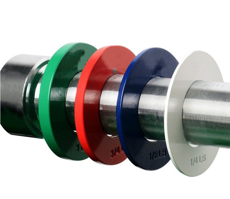 Piastre di peso frazionario in acciaio