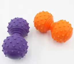 Sfera di massaggio in silicone a forma di arachidi