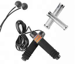 Cuscinetti all&#039;ingrosso cuscinetto in acciaio corde di salto in acciaio con due blocchi ponderati in fabbrica