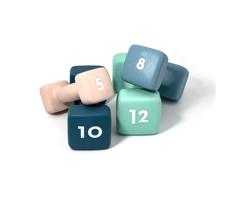 Signore all'ingrosso color neoprene ghisa quadrate manubri