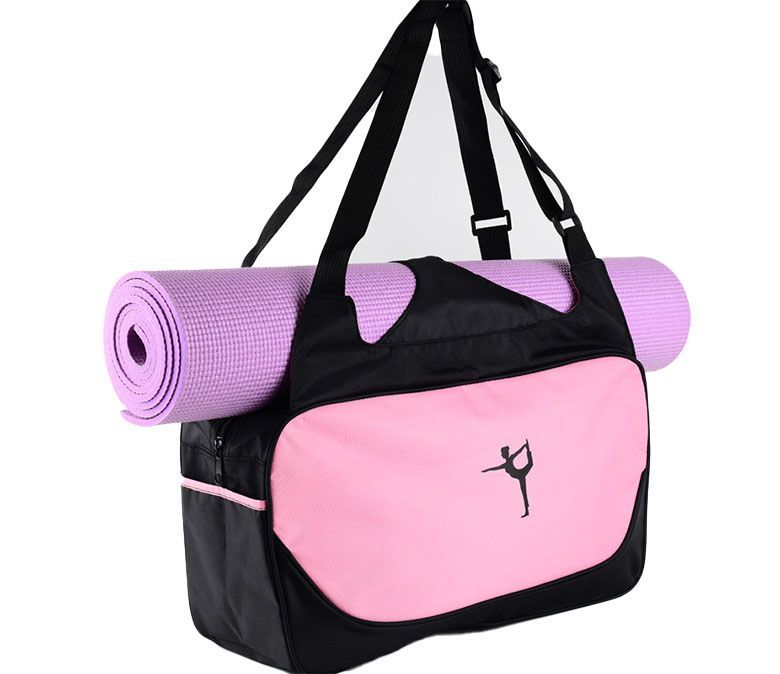 Borsa di borsone impermeabile con porta tappetino da yoga