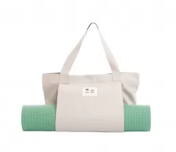 TOTE BAM CANVAS con tasca del vettore di tappetini da yoga