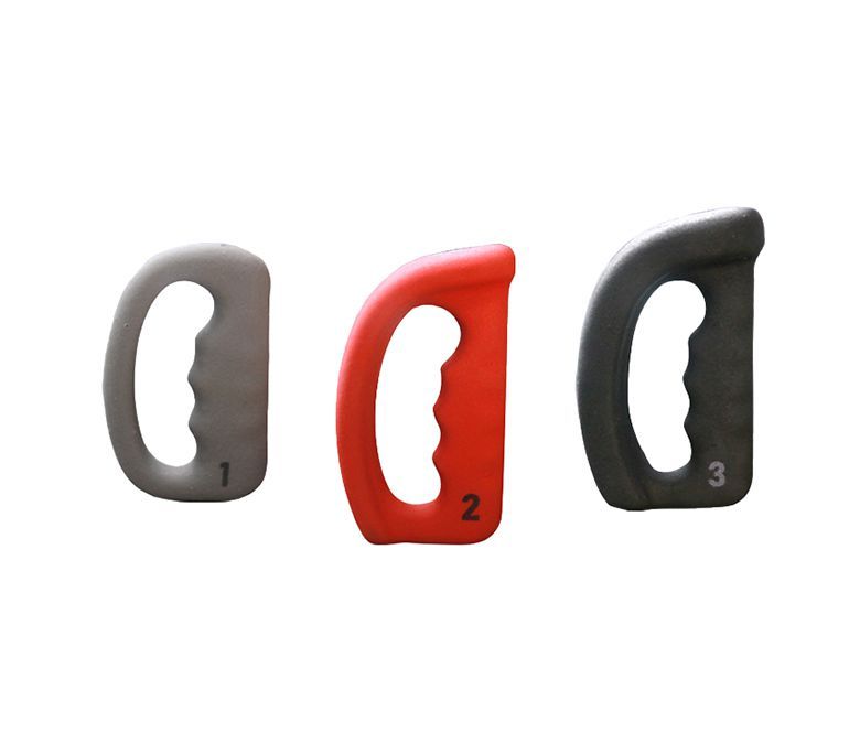 Mini manubri a forma di D in neoprene all'ingrosso per donne e bambini