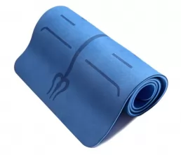 Tappetino yoga laser a doppio colore ecologico