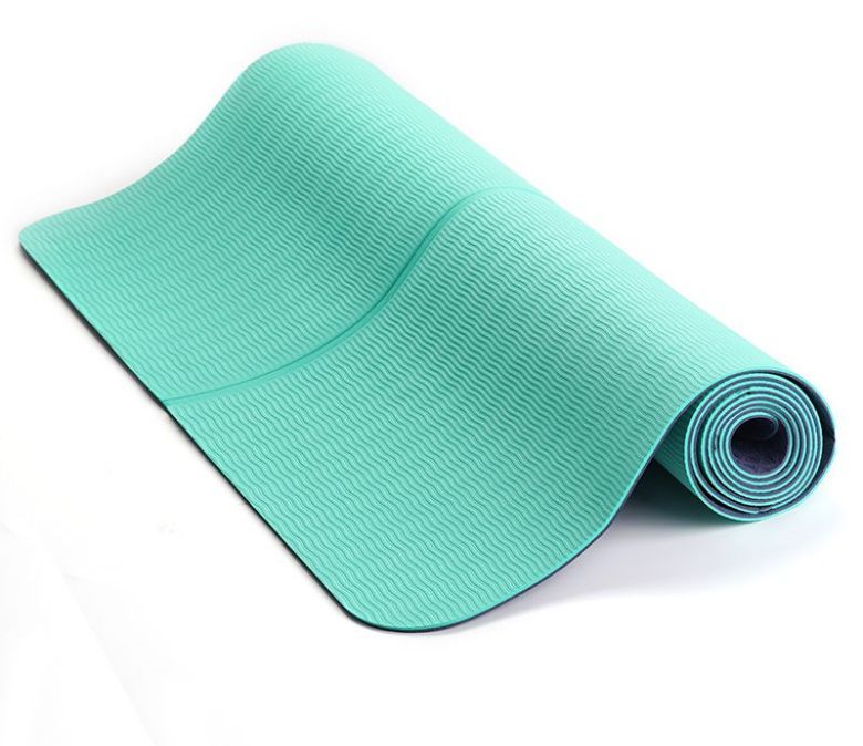 Fornitura all'ingrosso comodo tappetino yoga tpe pieghevole