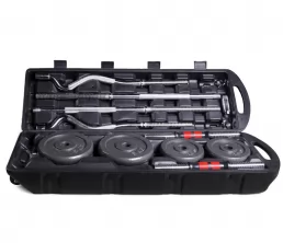 50 kg da 55 kg di pesi per bilanciere di manubri