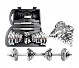 15 20 30 30 kg di elettroplate-dumbbell con scatola