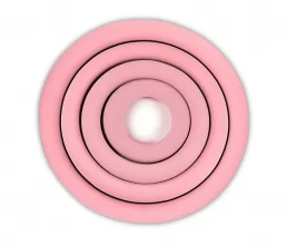 Kettlebell in silicone rotondo