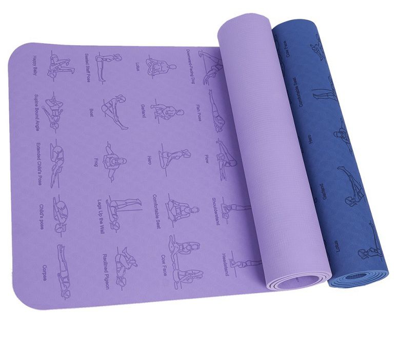 Modello personalizzato Eco-friendly TPE Yoga tappetino