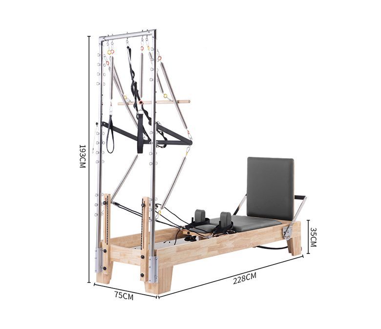Studio Pilates Maple Reformer con mezzo trapezio