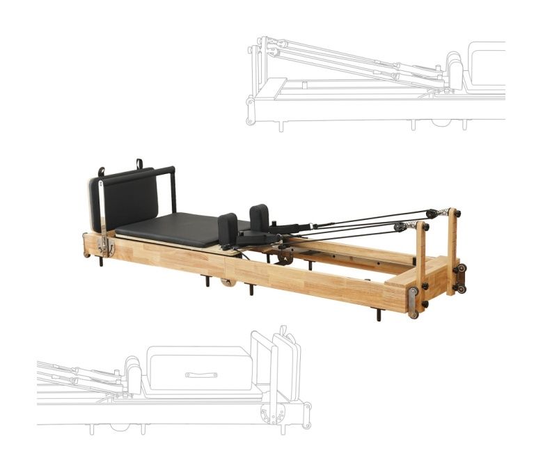 Il bilanciamento del corpo in legno pieghevole Pilates riformatore del letto centrale