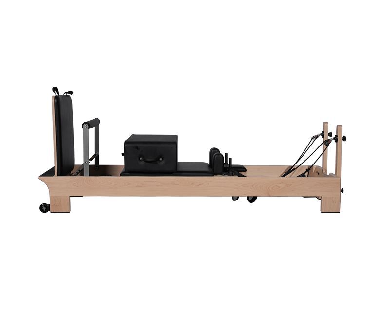 ALTERIORE ALL'ALCEMENTO CORE LETTO CORE ACCOLA IN PILATES MACCHINA REFORMER con poggiapiedi interni