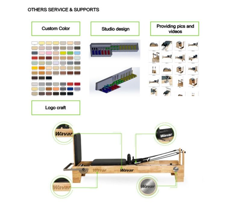 Reformer di pilates in legno classico in vendita