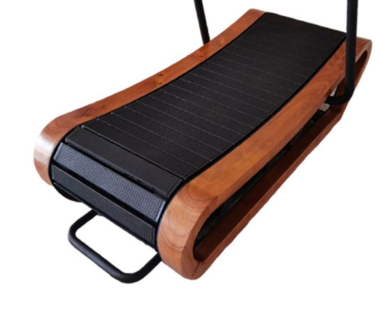 Tapis roulant di curva di legno non elettrico