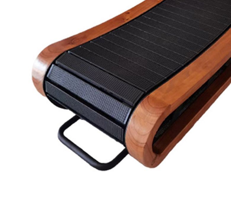 Tapis roulant di curva di legno non elettrico