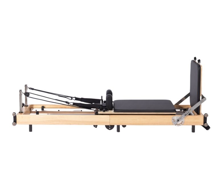 Riformatore di pilates pieghevoli senza giunto in quercia